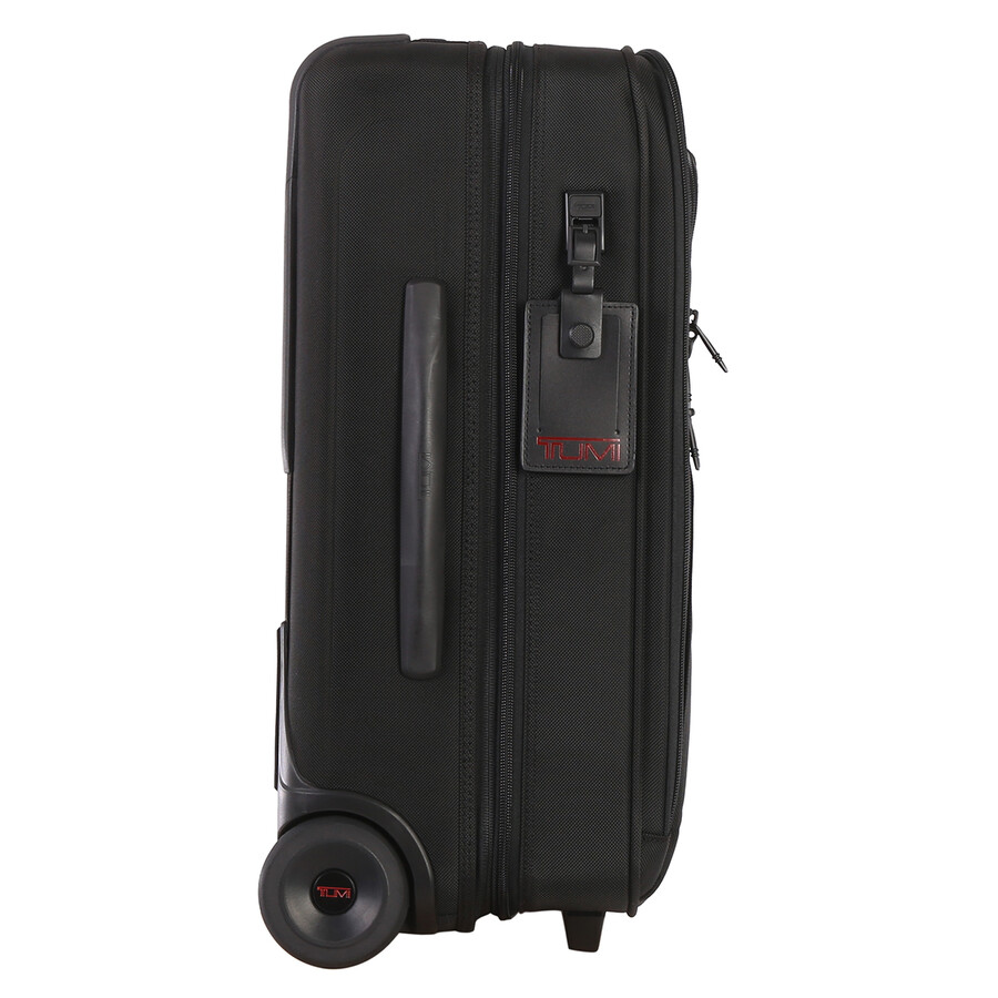 Tumi Black Alpha 3 International Expandable 2 Wheeled CarryOn