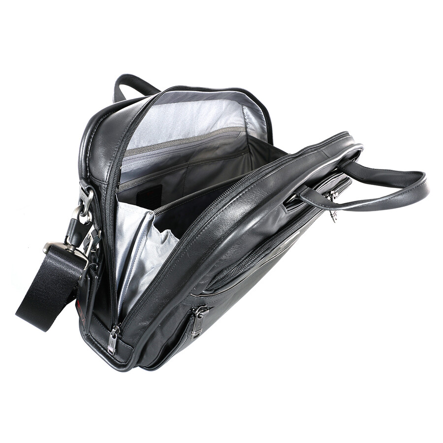 Tumi Black Alpha 3 Organizer Portfolio Brief 09603108DL3 0742315477237 Handbags