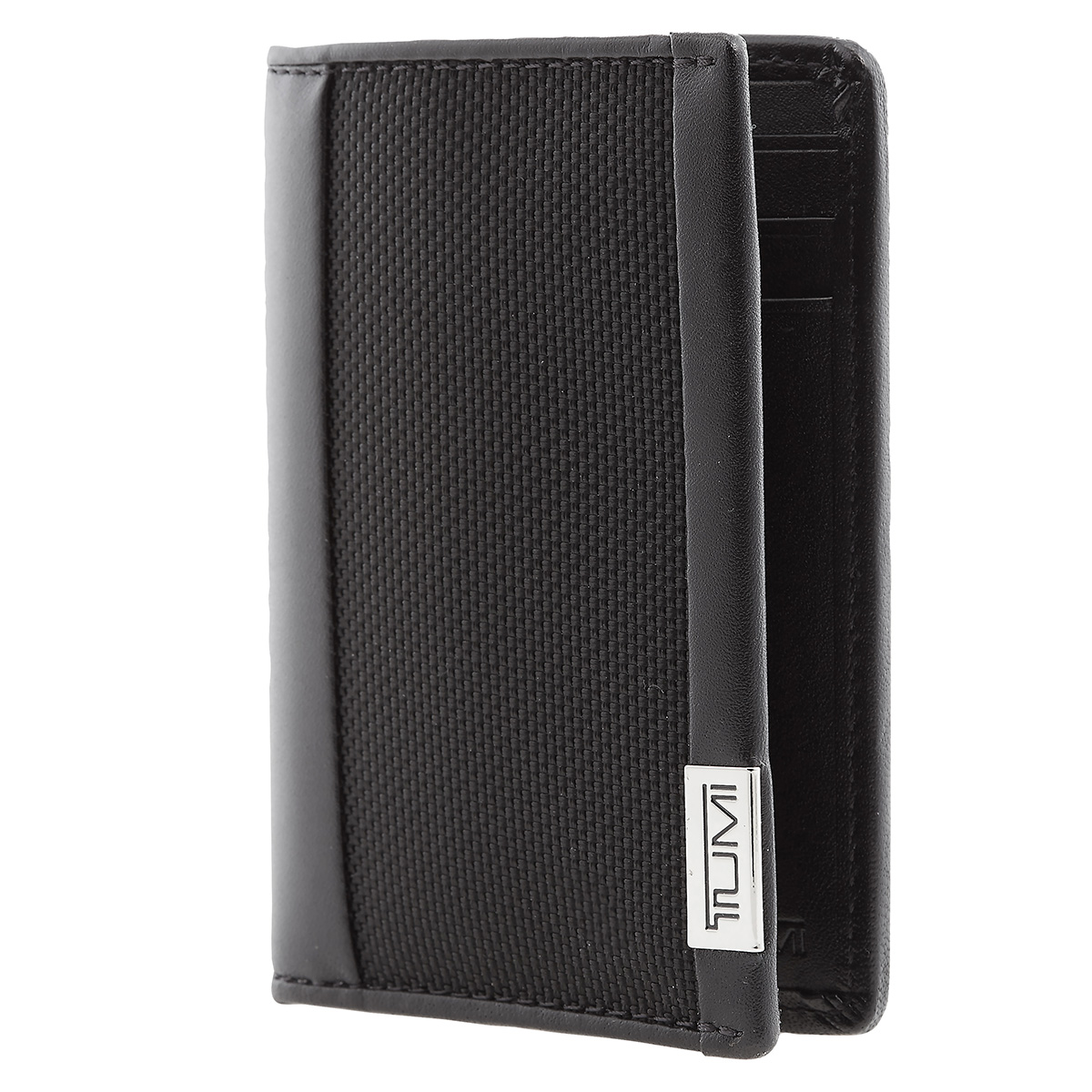 Tumi Black Chrome Alpha Multi Window Card Case 019274DCH 0742315552903