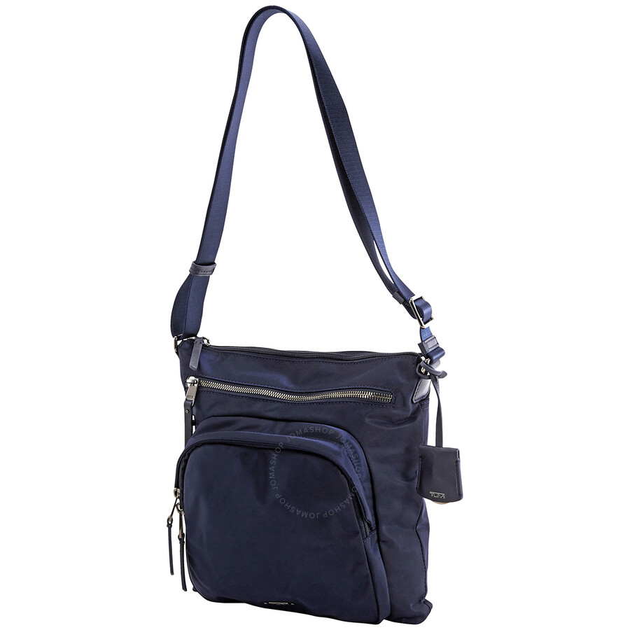 Tumi Carmel Nylon Crossbody In Midnight Blue 128204 1547