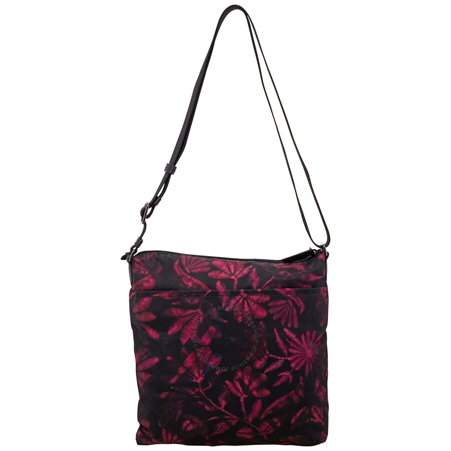 Tumi Floral Tapestry Voyageur Carmel Nylon Crossbody 0196314FTP 742315586519 Handbags
