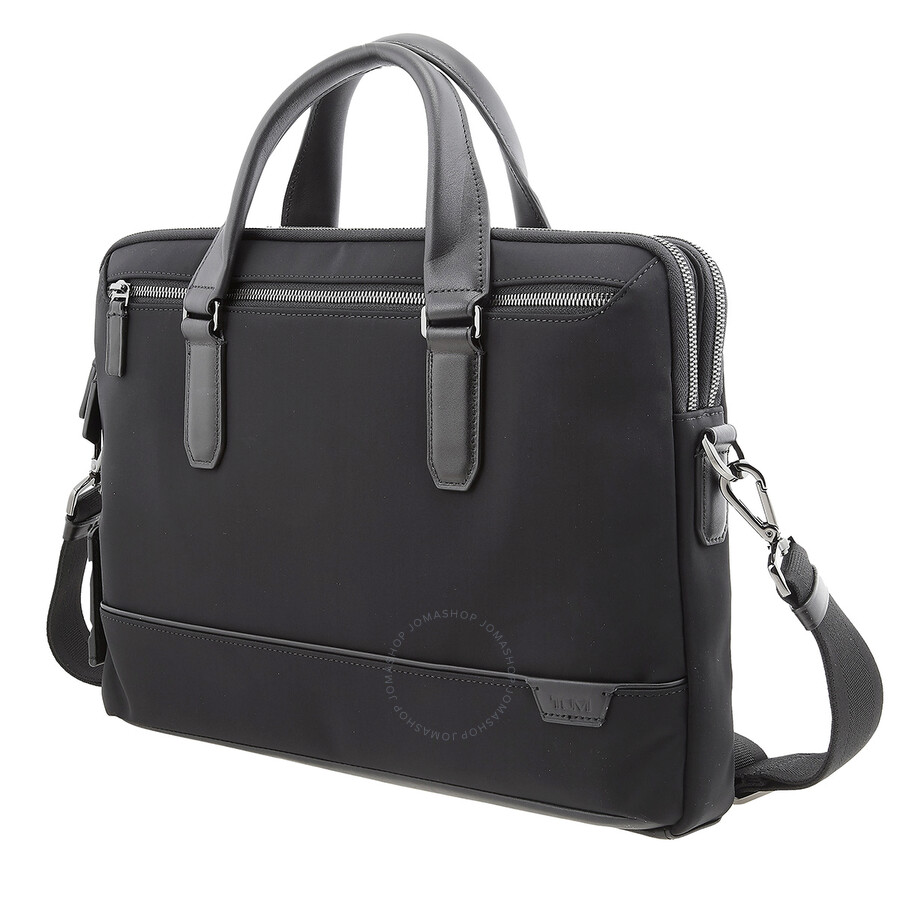 Tumi Sycamore Slim Nylon Briefcase In Black 6602000D 0742315603001
