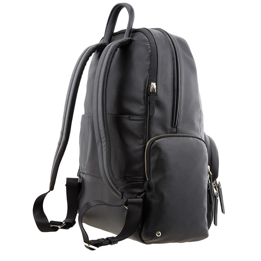 Tumi Voyageur Carson Leather Backpack Black 0196342D 0742315440989 Handbags, Voyageur