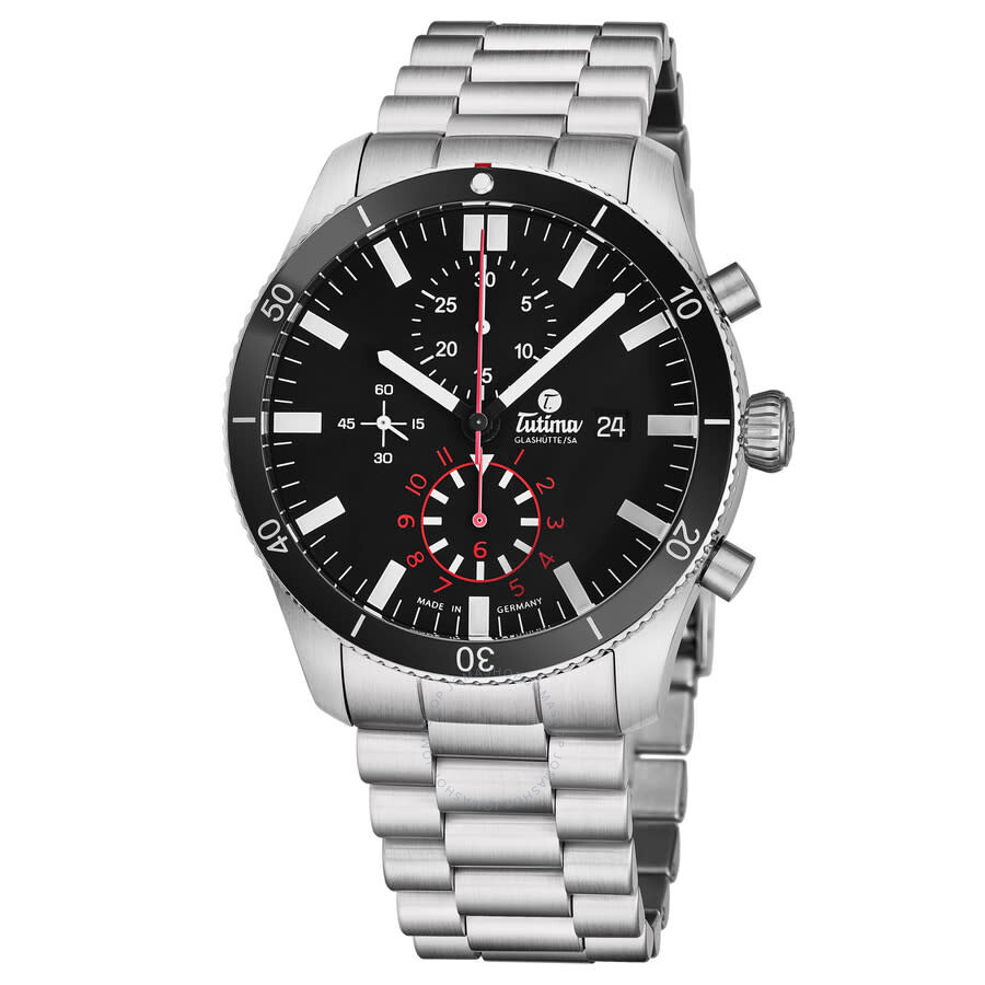 GrandFlieger Black Dial Men's Watch