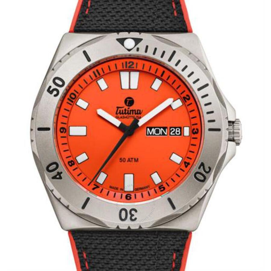 M2 Automatic Orange Dial Men's Watch