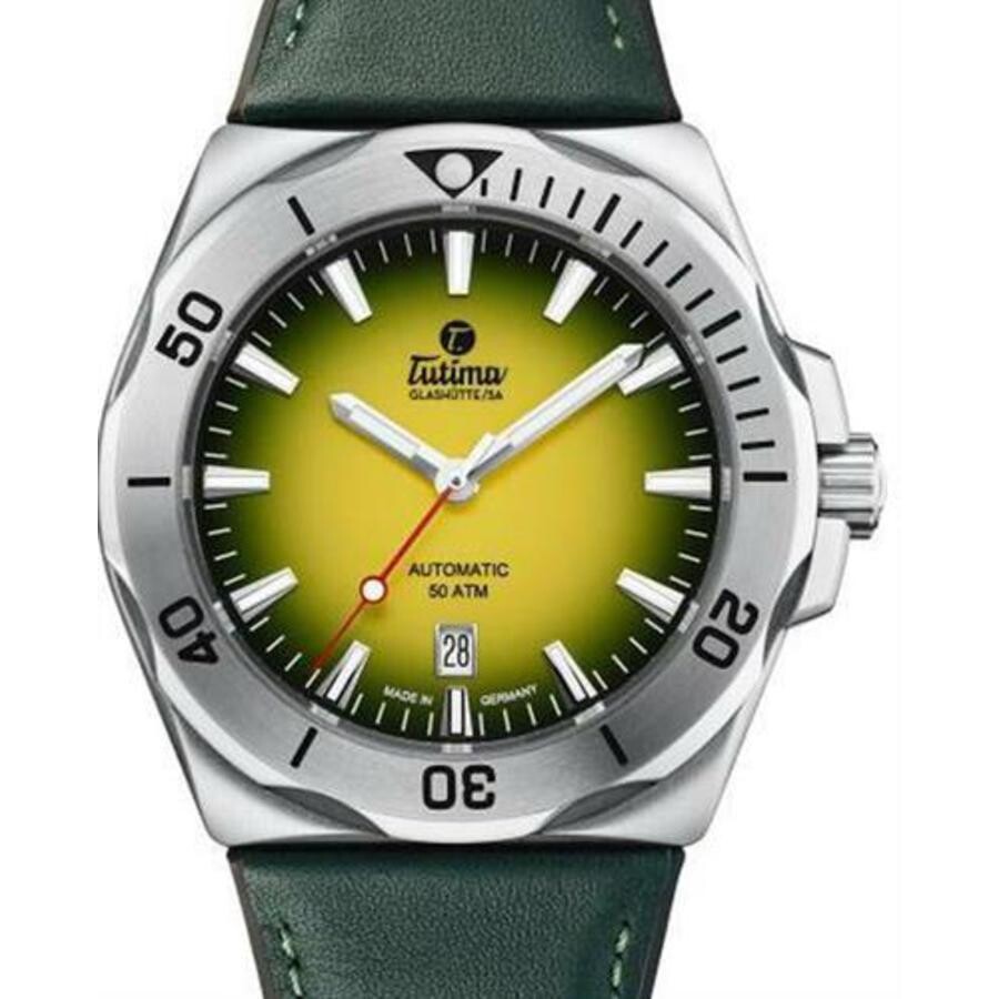 M2 Seven Seas S Automatic Yellow Dial Men's Watch