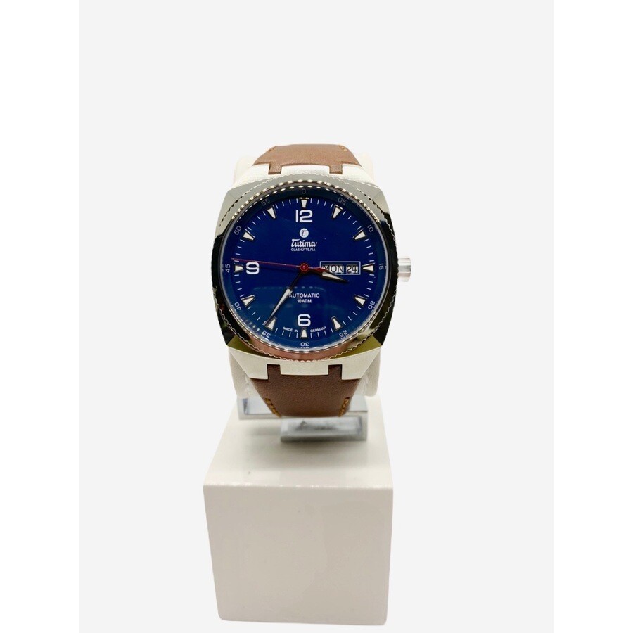 Saxon One Automatic Blue Dial Unisex Watch