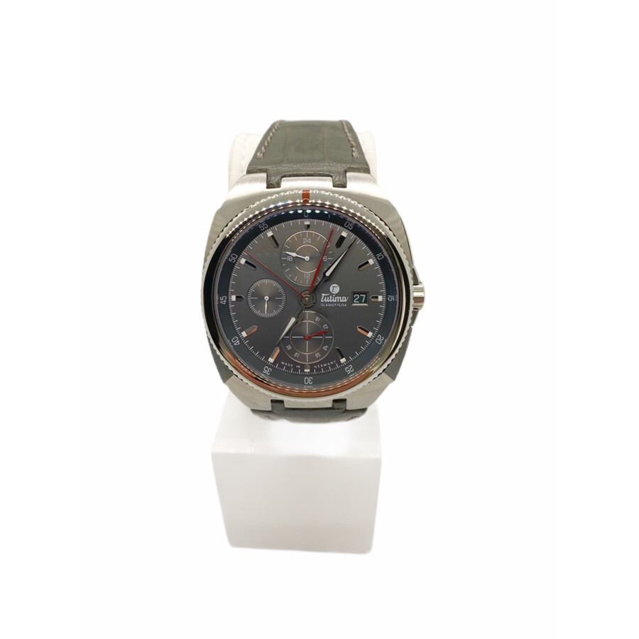 Saxon One Chronograph Automatic Grey Dial Unisex Watch