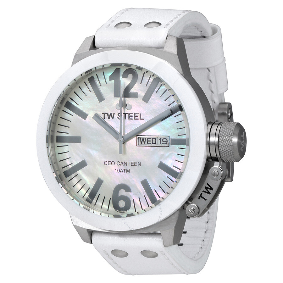 CEO Canteen Mother of Pearl Dial Men's Watch