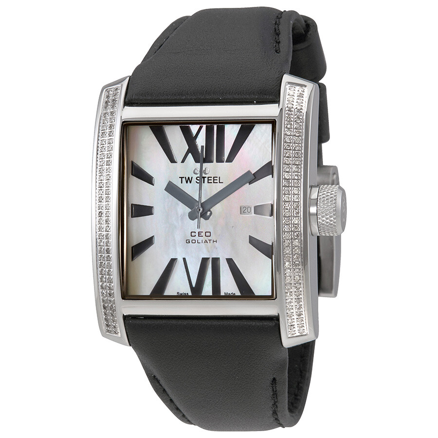 CEO Goliath Mother of Pearl Dial Men's Diamond Watch