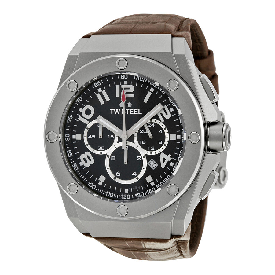 CEO Tech 44 MM Chronograph Black Dial Unisex Watch