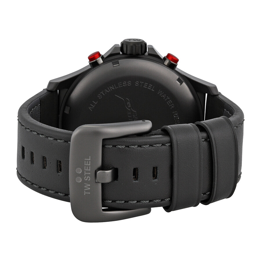 Tw Steel Sahara Force India Chronograph Black Carbon Fiber Dial Grey