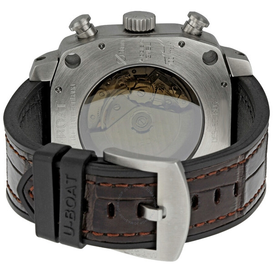 UBoat Chronograph Automatic Black Dial Men's Watch 1798 0736211428349