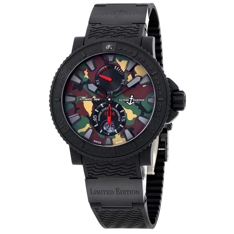 Maxi Marine Automatic Military Camouflage Dial Men's Watch