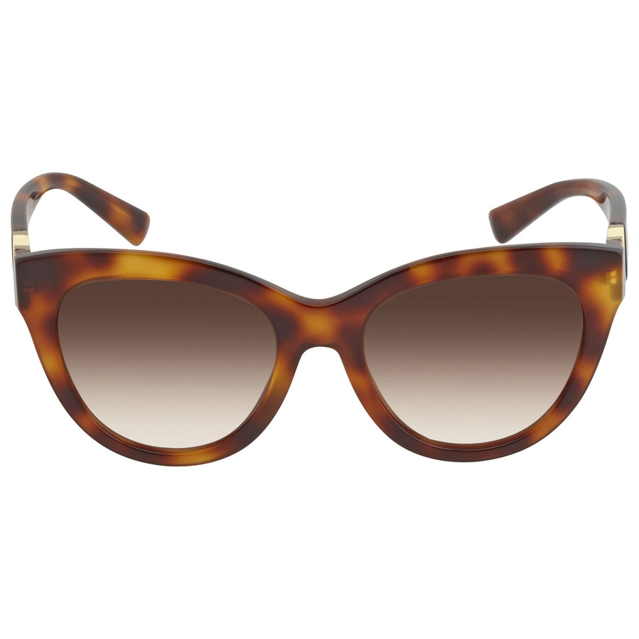 Valentino Garavani Gradient Brown Cat Eye Ladies Sunglasses VA4089
