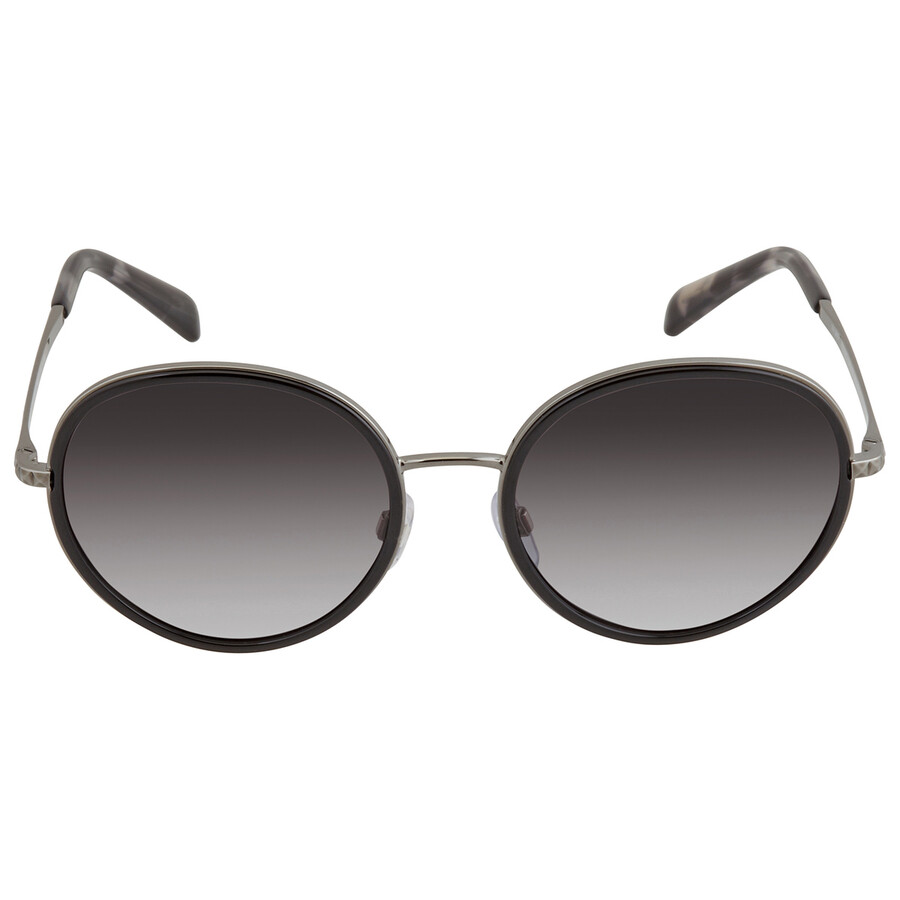 Valentino Garavani Grey Gradient Round Ladies Sunglasses VA2051 30398G