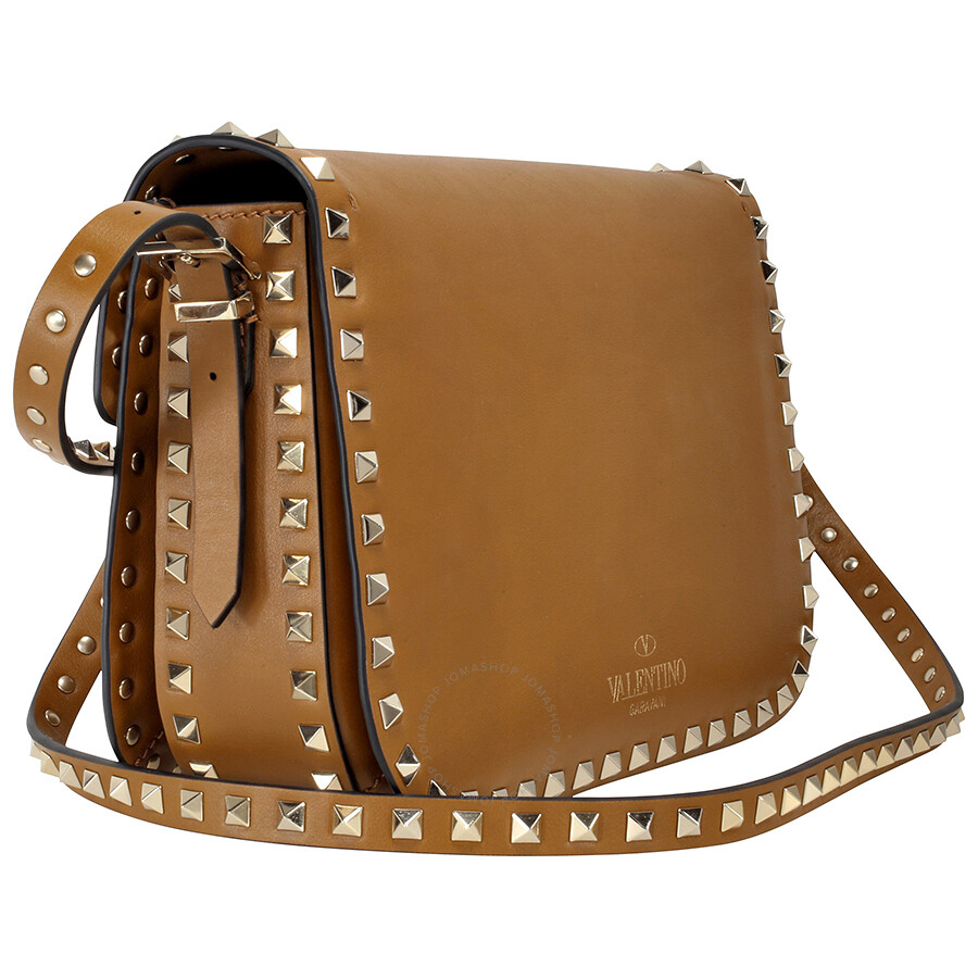 Valentino Garavani Rockstud Cross Body Bag Brown MW2B0936BOL10R