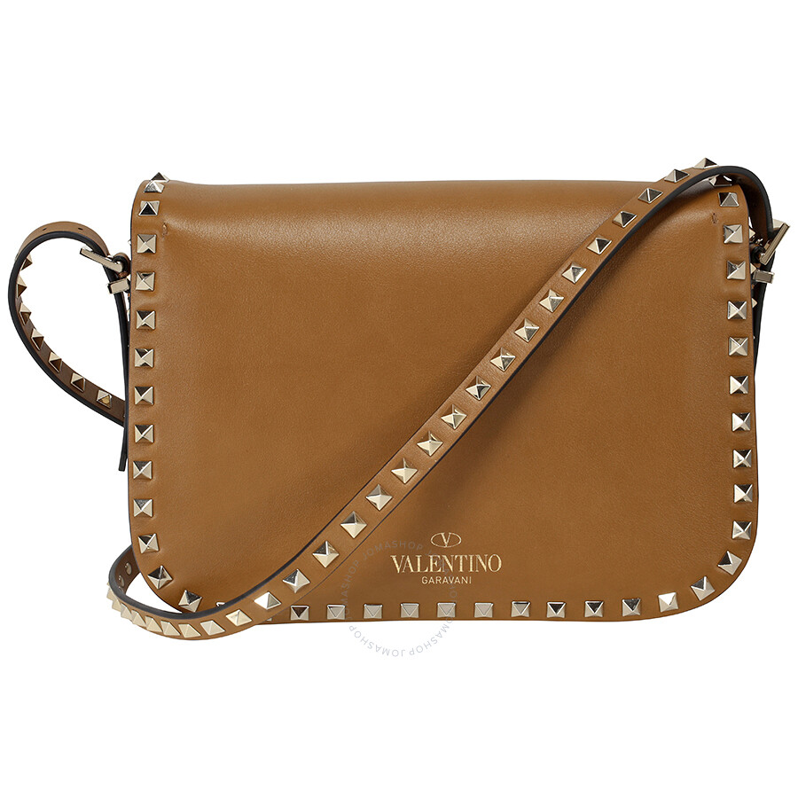 Valentino Garavani Rockstud Cross Body Bag Brown MW2B0936BOL10R