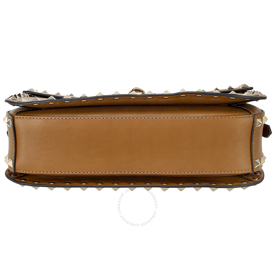 Valentino Garavani Rockstud Cross Body Bag Brown MW2B0936BOL10R