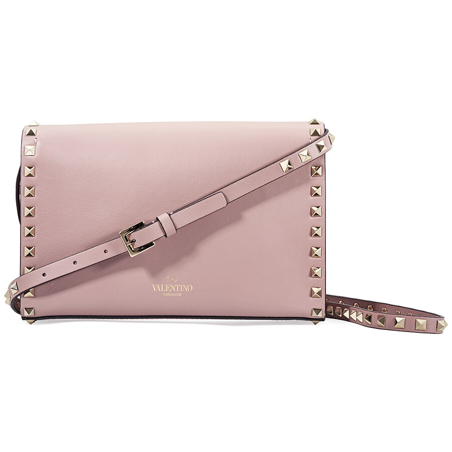 Valentino Garavani Rockstud Medium Shoulder Bag Pink NW0B0181WCII72