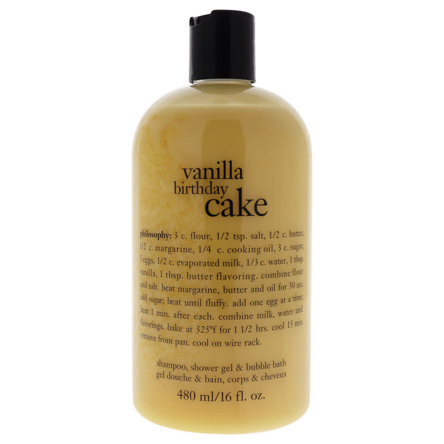 philosophy vanilla birthday cake shampoo and conditioner