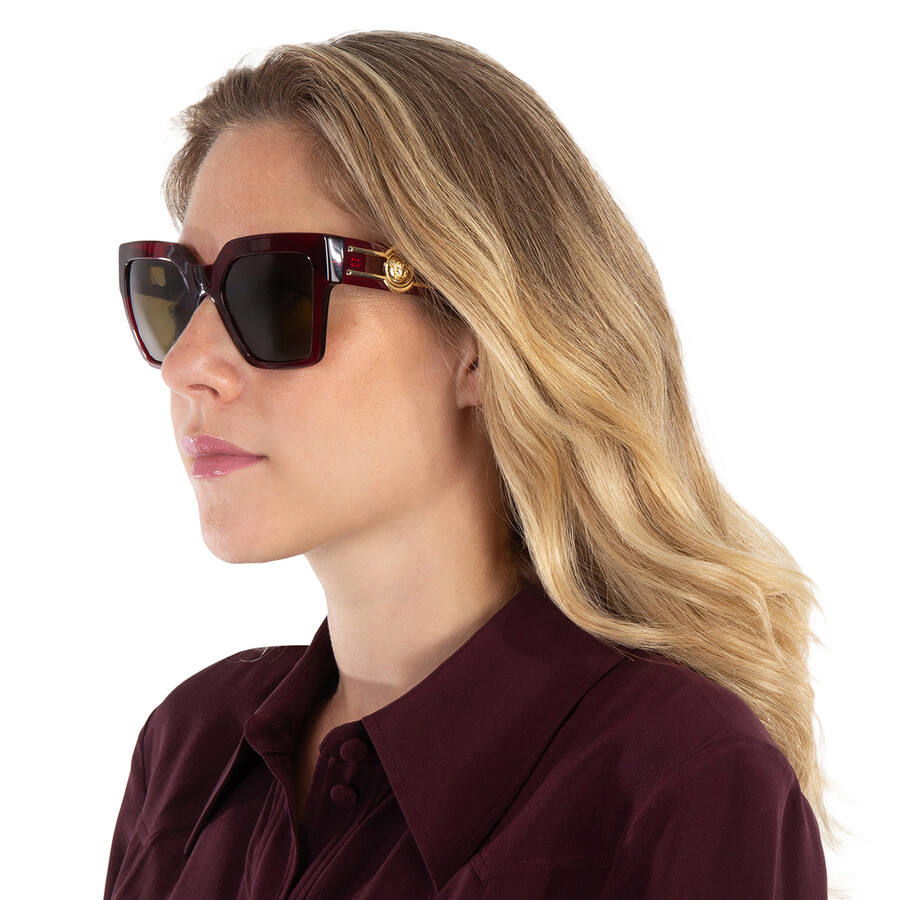 Versace Brown Butterfly Ladies Sunglasses VE4458 543073 54