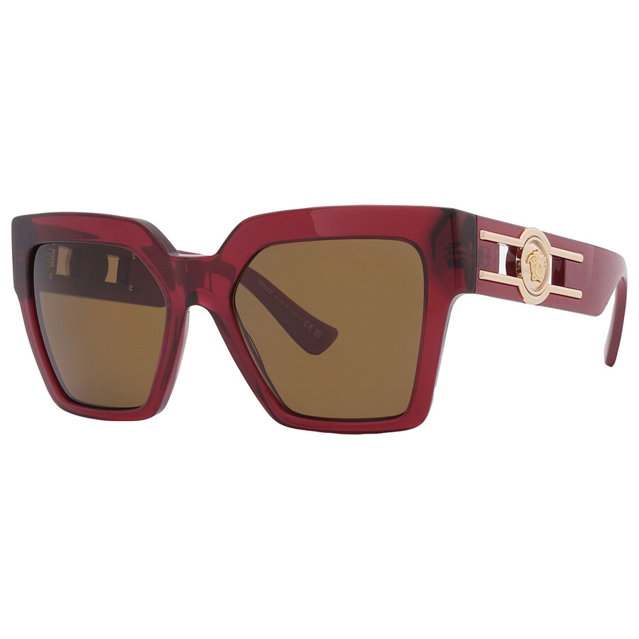 Versace Brown Butterfly Ladies Sunglasses VE4458 543073 54