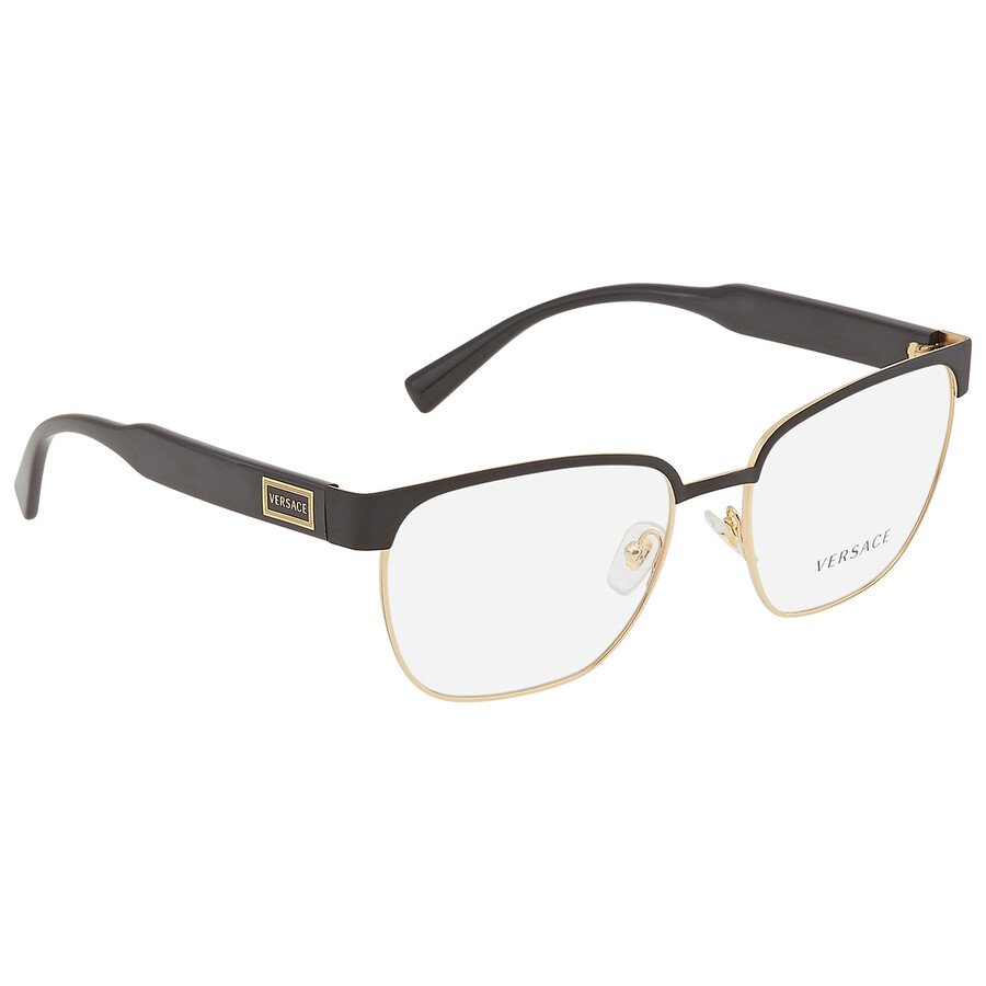 Versace Demo Square Men's Eyeglasses VE1264 1436 56 VE1264 1436 56