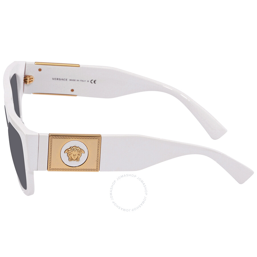 Versace Grey Rectangular Men's Sunglasses VE4406 314/87 56