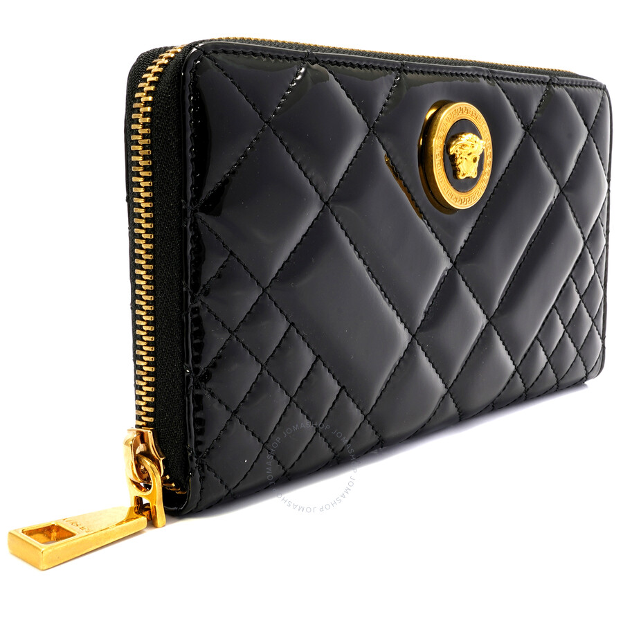 Versace Ladies Black Ziparound Wallet DPDG326 D4VTR K41OT 8054716424119 Handbags