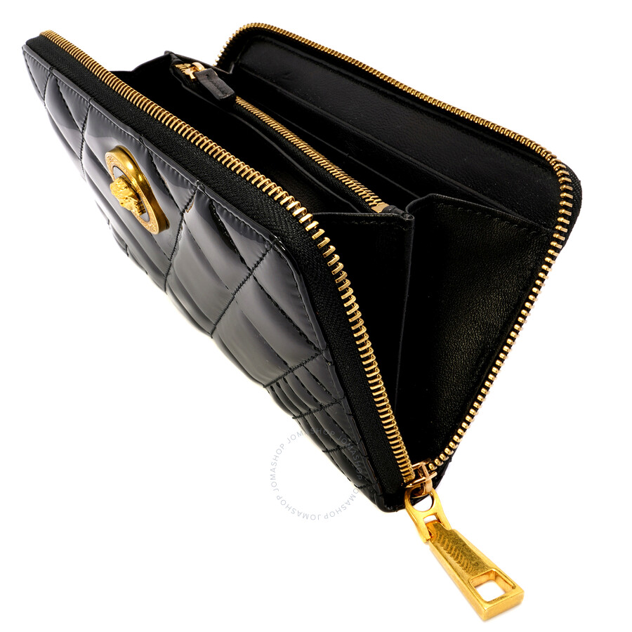 Versace Ladies Black Ziparound Wallet DPDG326 D4VTR K41OT 8054716424119 Handbags