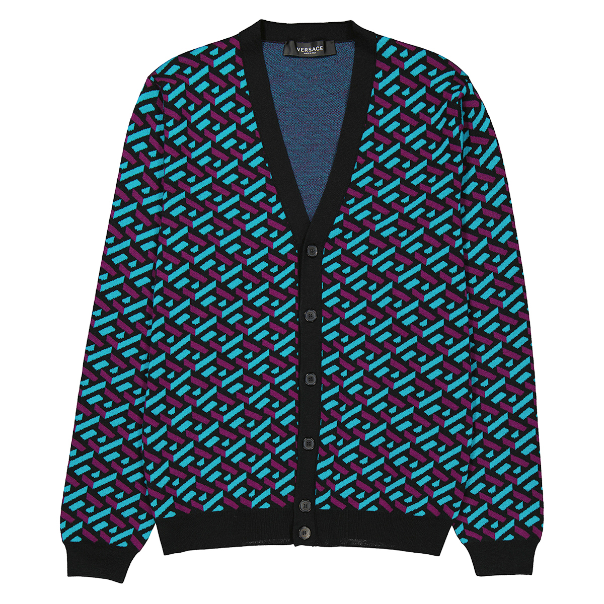 Jacquard Cardigan La Greca