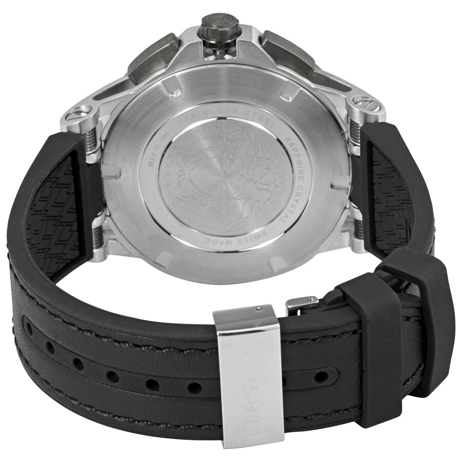 Versace Sport Tech Chronograph Quartz Silver Dial Men's Watch VERB00118