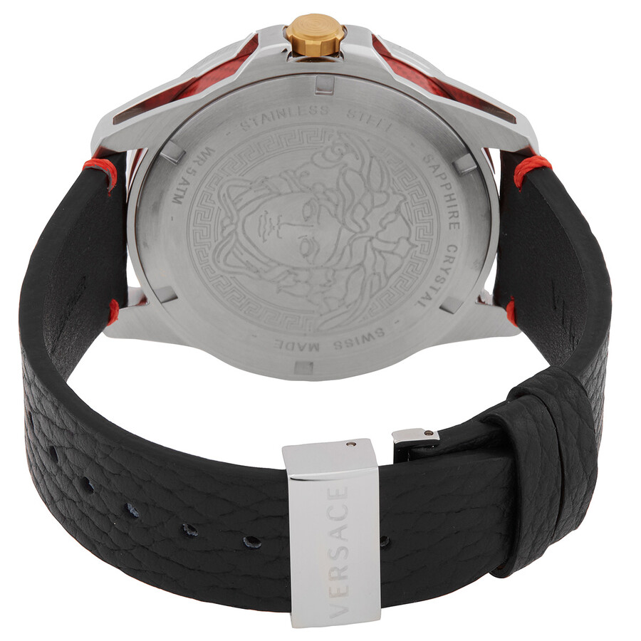 Versace Sport Tech GMT Quartz Black Dial Men's Watch VE2W00122