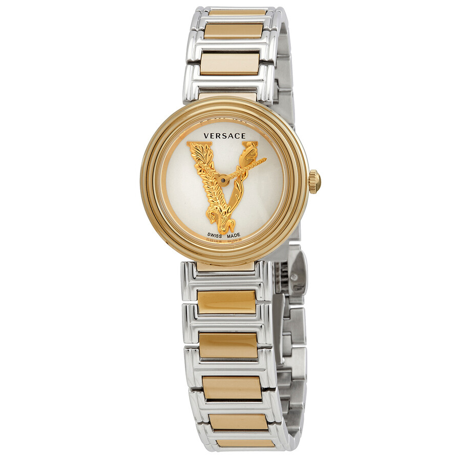 Versace Virtus Quartz Silver Dial Ladies Watch VET300721 Watches