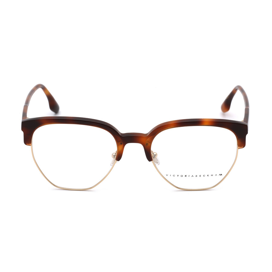 Victoria Beckham Ladies Tortoise Rectangular Eyeglass Frames