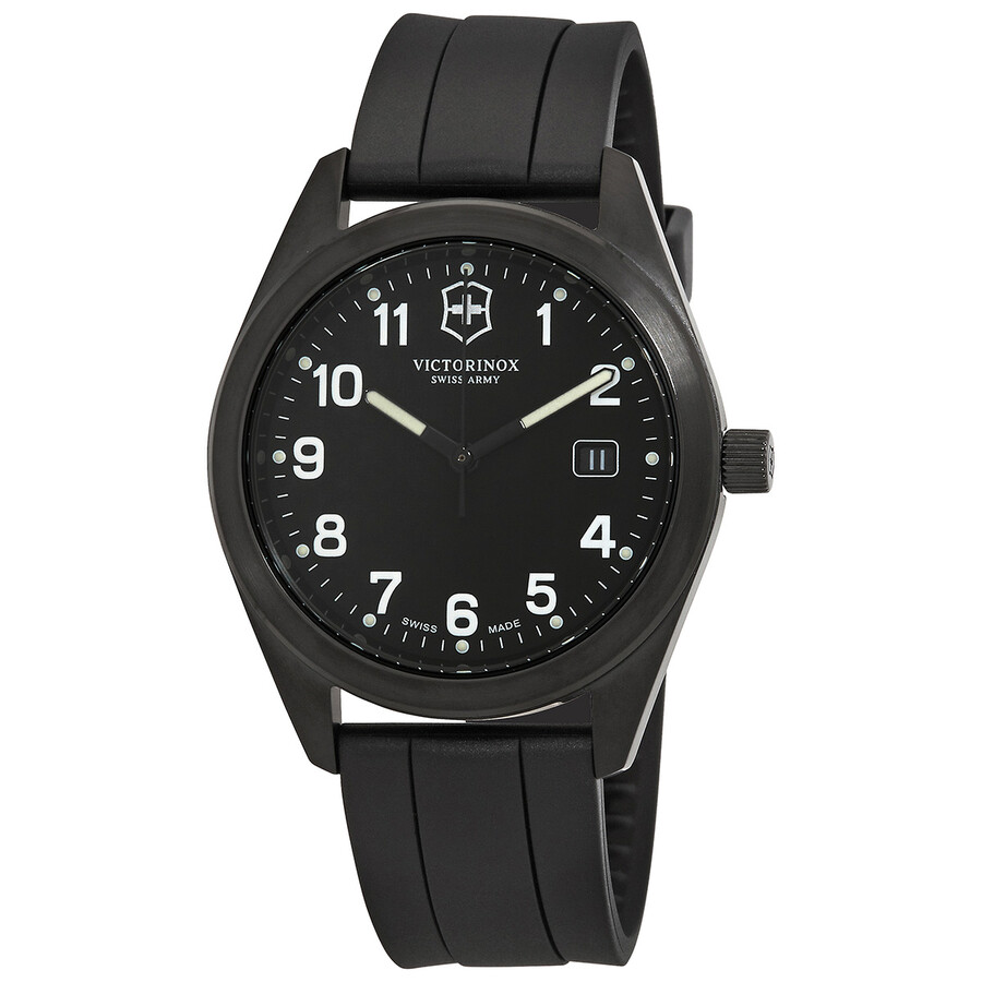 Victorinox Garrison Quartz Black Dial Men's Watch 26071.CB 046928026432