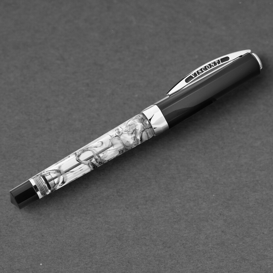 Visconti 'Opera Silver Dust' Resin Fine Tip Fountain Pen KP1601FP1F
