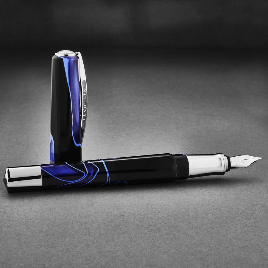 Visconti 'Opera Vertigo' Blue Medium Nib Fountain Pen KP1312FPM