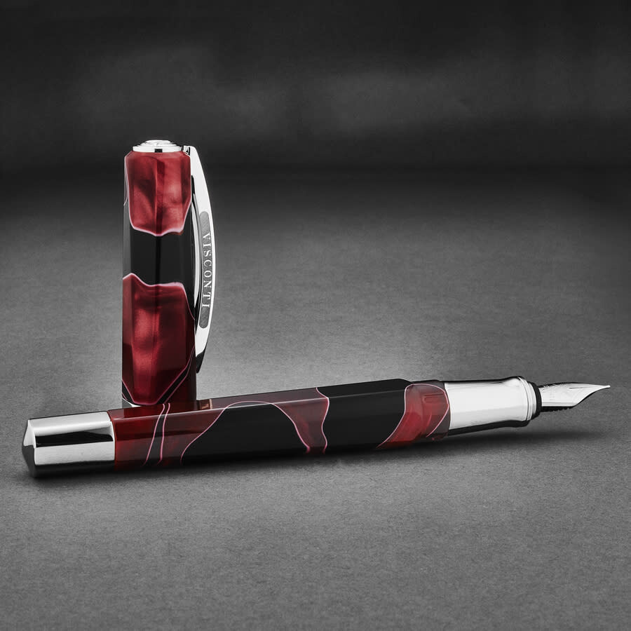 Visconti 'Opera Vertigo' Bordeaux Medium Nib Fountain Pen KP1313FPM