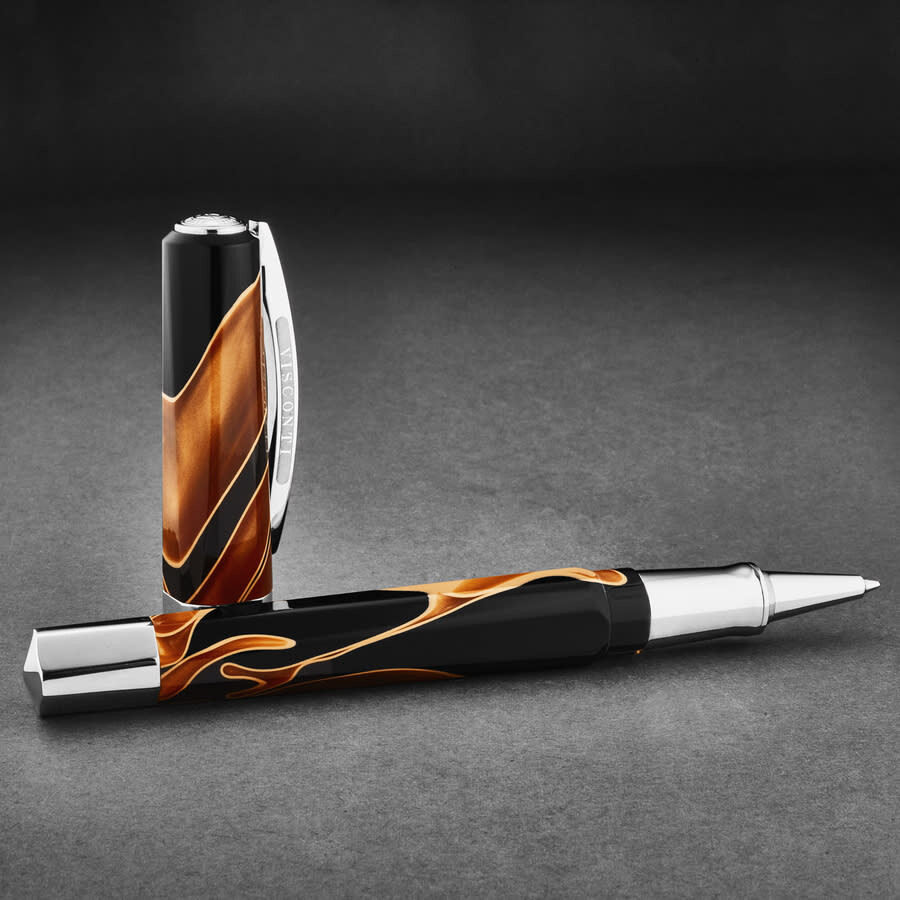 Visconti 'Opera Vertigo' Orange Rollerball Pen KP1311RB Fine Pens