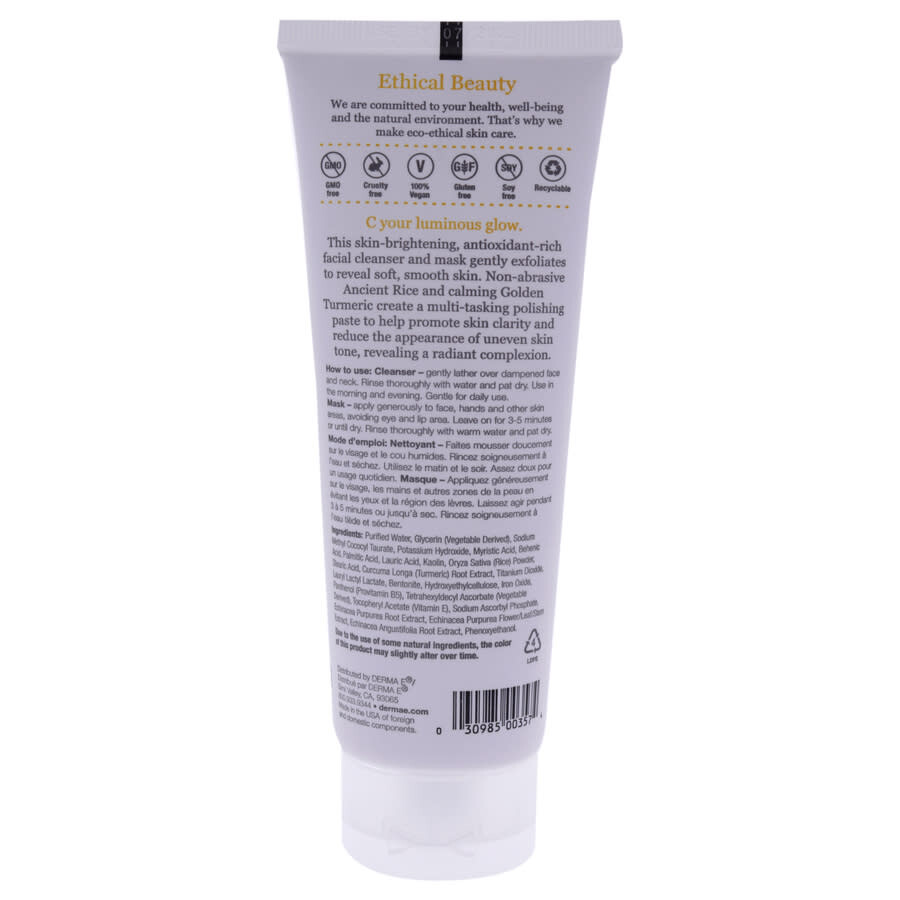 DermaE Vitamin C Gentle Daily Cleansing Paste by DermaE for Unisex