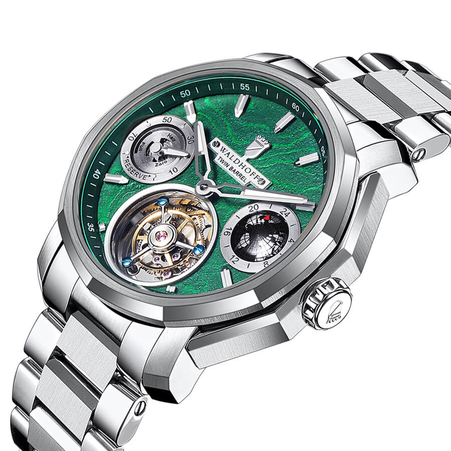 Waldhoff Continental Hand Wind Green Dial Men's Watch Continental