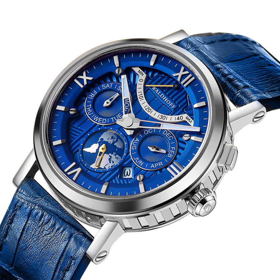 Waldhoff Multimatic II Automatic Blue Dial Men's Watch Waldhoff Multimatic II Royal Blue