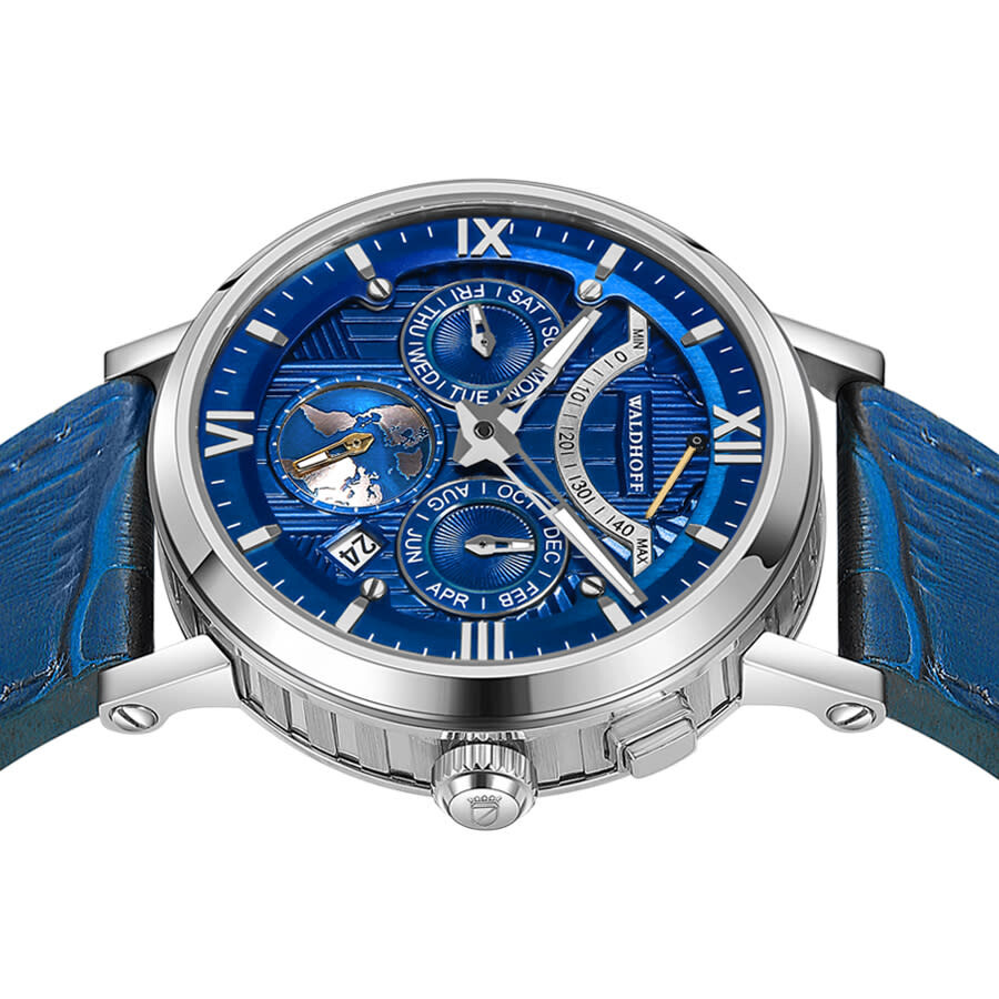 Waldhoff Multimatic II Automatic Blue Dial Men's Watch Waldhoff