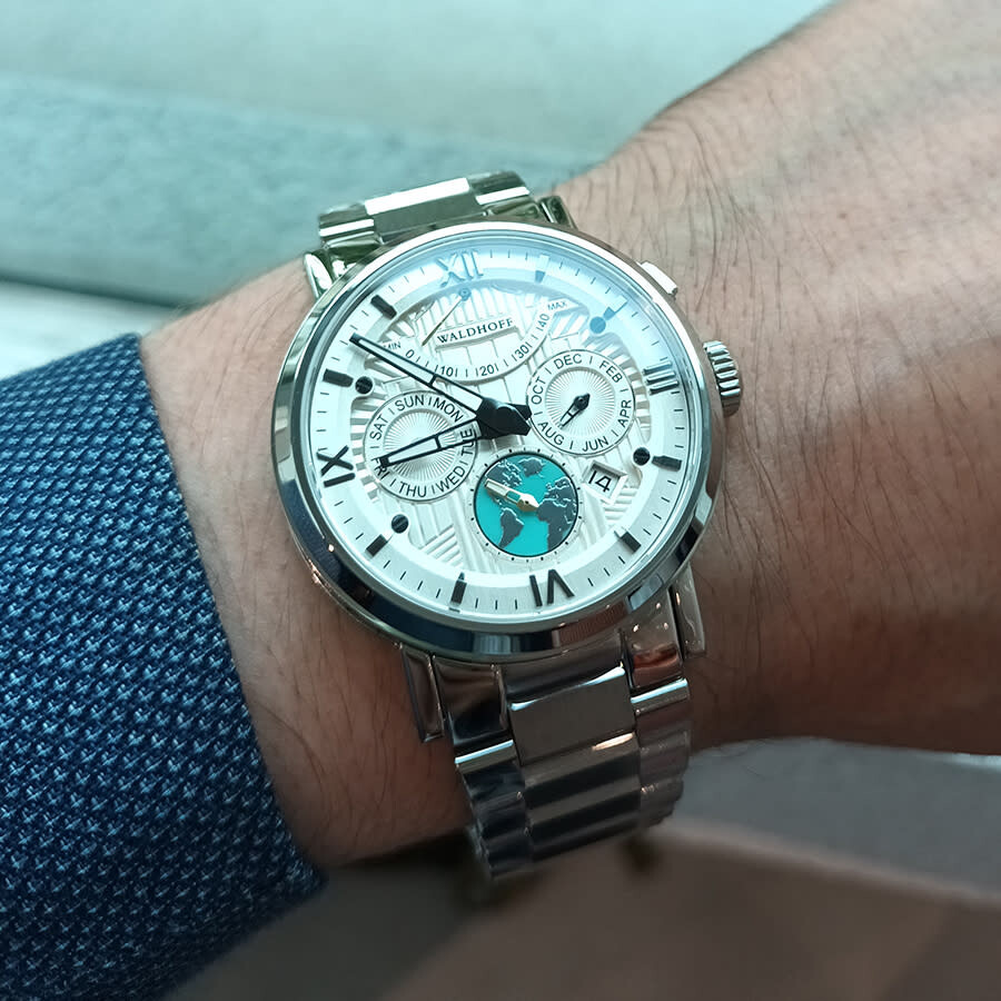 Waldhoff Multimatic II Automatic Silver Dial Men's Watch MW16AT3TM