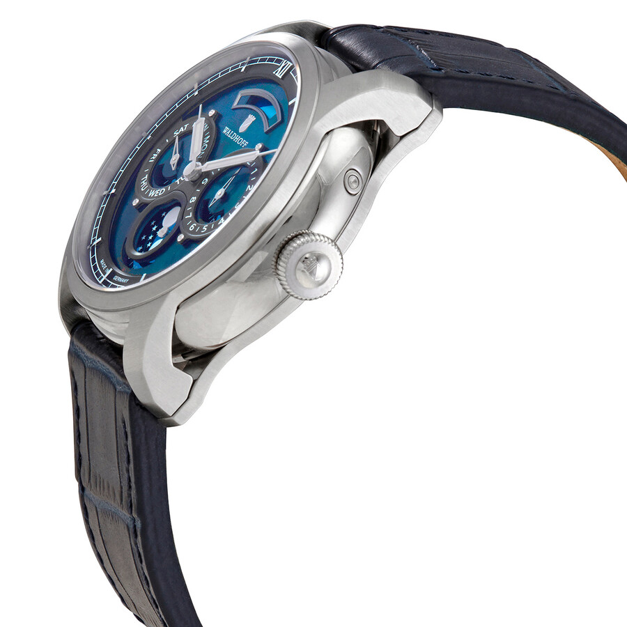 Waldhoff Olympus Blue Dial Men's Watch Olympus Royal Blue Obsidian
