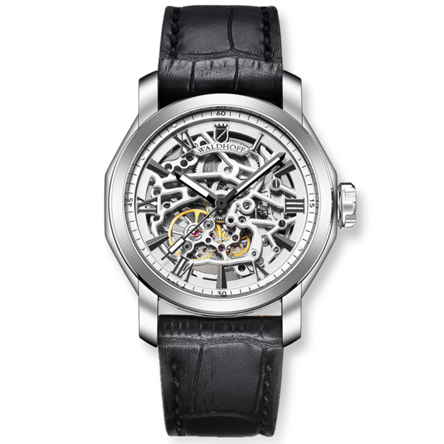 Waldhoff Republic II Silvertone Dial Men's Watch Republic II Diamond