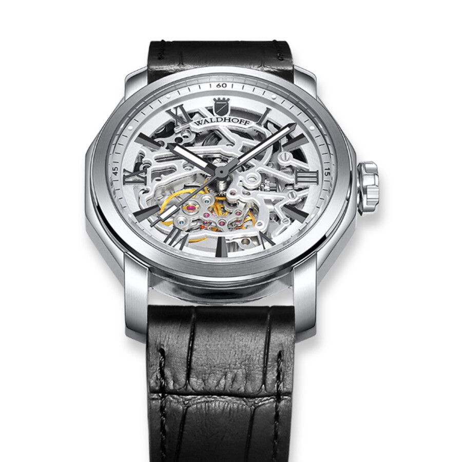 Waldhoff Republic II Silvertone Dial Men's Watch Republic II Diamond