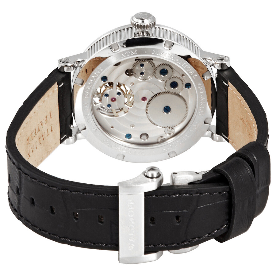 Waldhoff Ultramatic Limited Tourbillon Hand Wind Silver Dial Men's